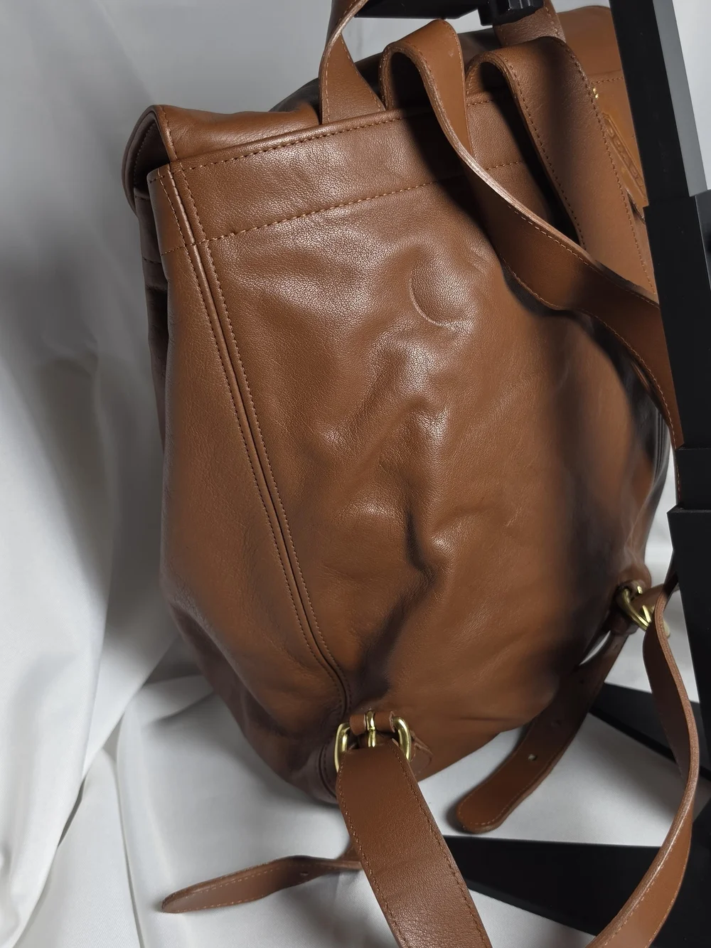 Vintage Coach 4134 Soho Back Sac Brown Leather Backpack Hang Tag